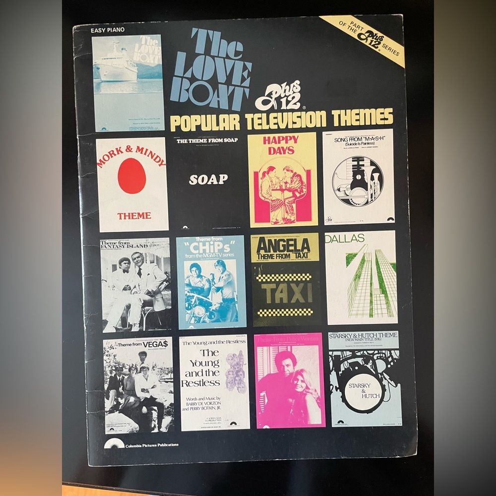 Vintage Popular Television Themes Sheet Music